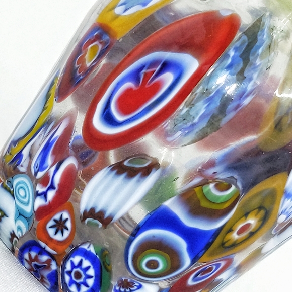 *SOLD* Murano Italy Millefiori Murinne glass decanter scent bottle - Picture 9 of 11